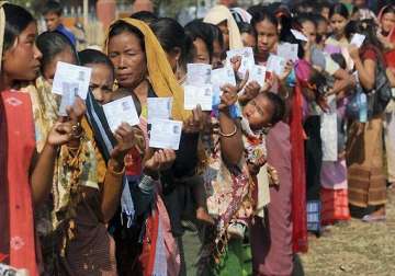 high turnout in north east once again in second phase of lok sabha polls