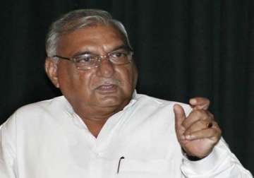 hooda concerned over drought like situation