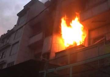 huge blaze guts plastic factory in narela delhi