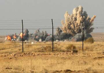 iaf jets stage bombing runs from base near pakistan border
