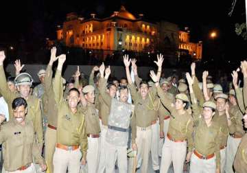 ips officer booked for assaulting shifted