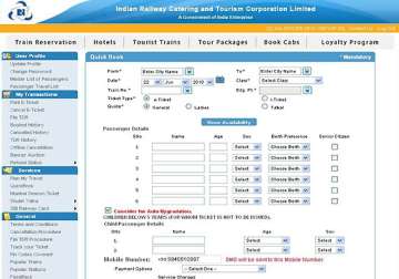 irctc website to book 7 200 tickets per minute