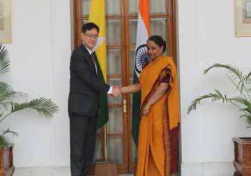 india myanmar hold talks on security cooperation trade