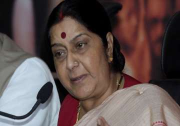 oman foreign minister meets pm sushma