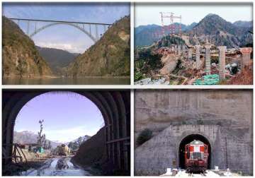 india builds world s highest rail bridge over river chenab