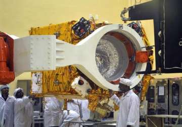 india s mars satellite mated with rocket