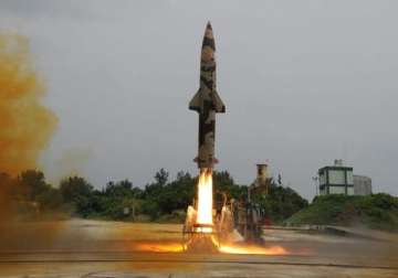 india s indigenously developed nuclear capable prithvi ii missile test fired in odisha