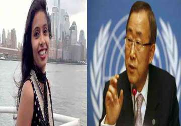 india writes to un seeking immunity for devyani khobragade