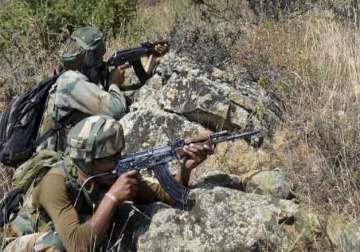 two militants killed in anti infiltration operation in kashmir