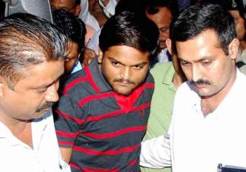 hardik patel sent to one day police remand by surat court