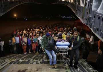 iaf evacuates 3 358 from nepal relief operation on