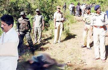 5 killed maoists blow up ambulance in orissa