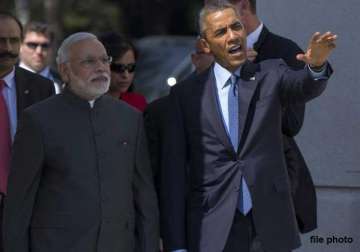 modi obama to discuss defence nuclear deals in delhi