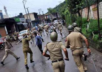 jammu and kashmir vhp allegedly burns isis flags curfew imposed in rajouri