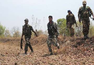 woman among four naxals surrender in chhattisgarh