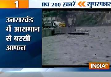 choppers flown to rain hit districts of uttarakhand