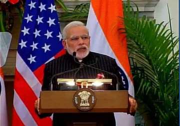 civil nuclear deal centerpiece of indo us understanding says pm narendra modi