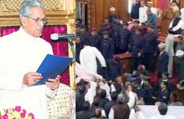 sp mlas throw paper balls at up governor