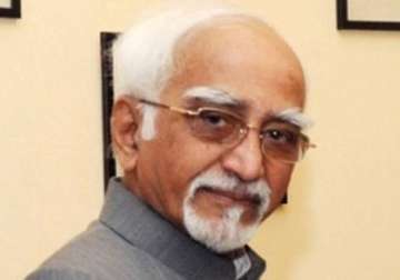 vice president hamid ansari admitted to aiims for treatment