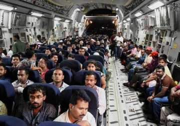 india evacuated 6 688 people from yemen