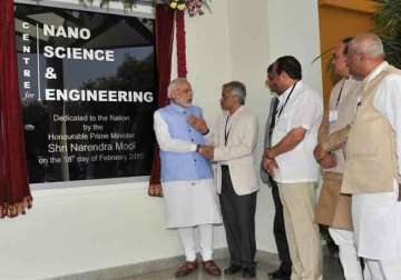 pm modi opens centre for nano science engineering at iisc