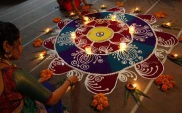india celebrated diwali with traditional fervour