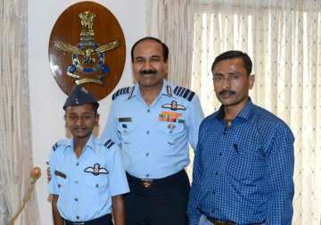 a child dies after fulfilling his dream to be air force officer