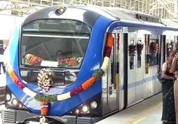 jayalalithaa launches first phase of chennai metro