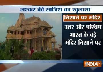 intelligence agencies warn of terror strike on temples
