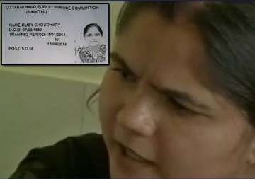 woman posing as ias officer claims mussoorie academy s deputy director gave her fake id video