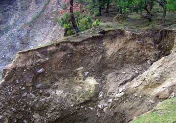 earthquake triggers landslides in sikkim