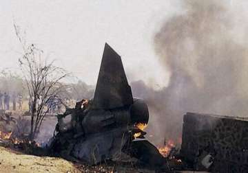 no civilian casualties in mig 27 crash in west bengal iaf