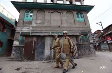 restrictions again imposed in some parts of kashmir valley