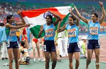 indian women relay team wins gold