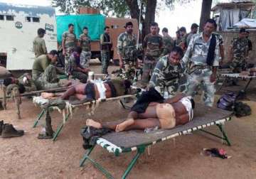 seven cops killed 12 injured in naxal attack in chhattisgarh
