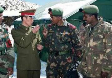 india china troops hold bp meeting in ladakh sector