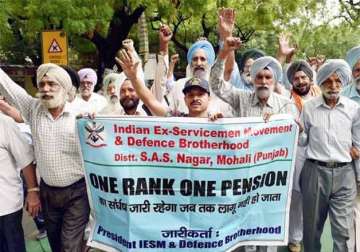 orop delay ex servicemen to go on relay hunger strike from today