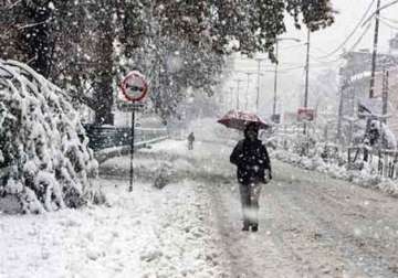 fresh bout of snowfall in kashmir