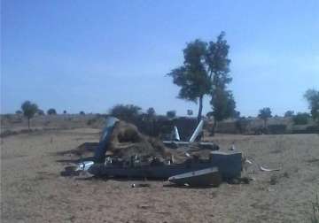 indian air force s uav crashes in barmer