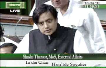 tharoor tells parliament i neither invested nor received a penny