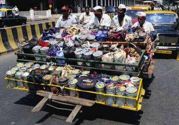dabbawalas in mumbai on week long annual leave