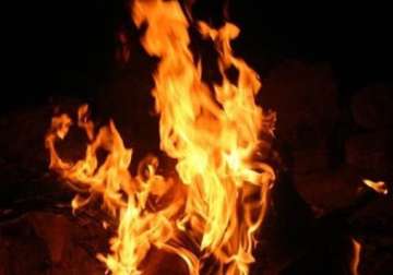 young woman immolates herself after physical assault