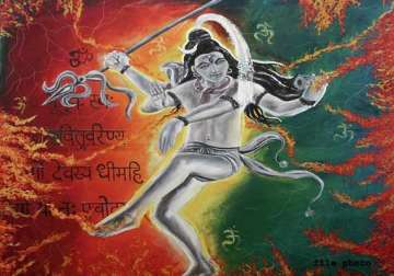 lord shiva s cosmic dance on canvas