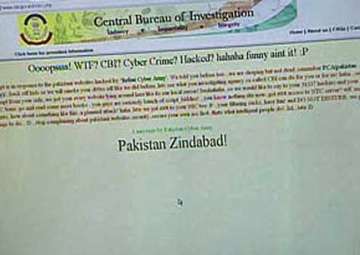 pak cyber army hacks cbi website case registered