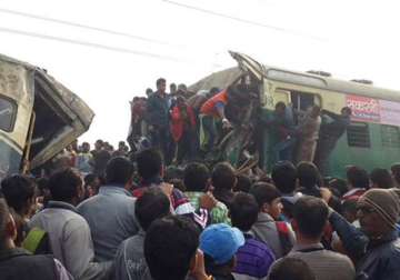 trains collide near haryana s palwal one dead over 100 injured