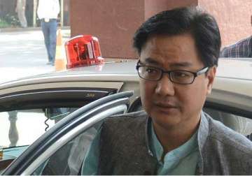 kp township issue can t be influenced by separatists kiren rijiju