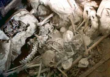 uttar pradesh police asked to dispose of skeletons after probe