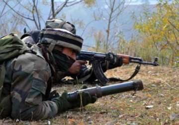 suspected nscn k militants fire at assam rifles camp