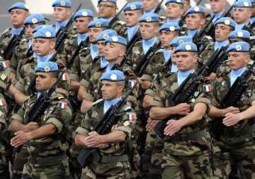 in a first french soldiers to participate in republic day parade