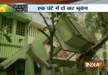 nepaldevastated intense tremors observed in bihar west bengal